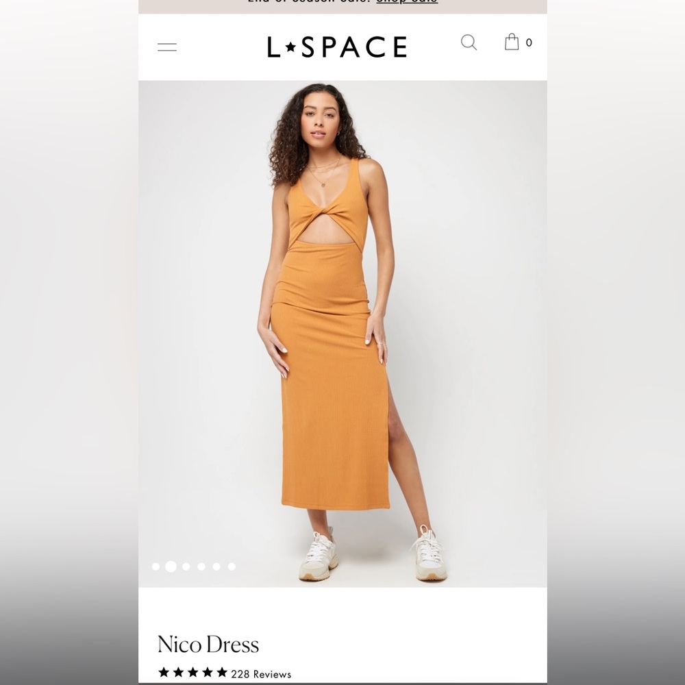 L Space Nico dress Inka Gold